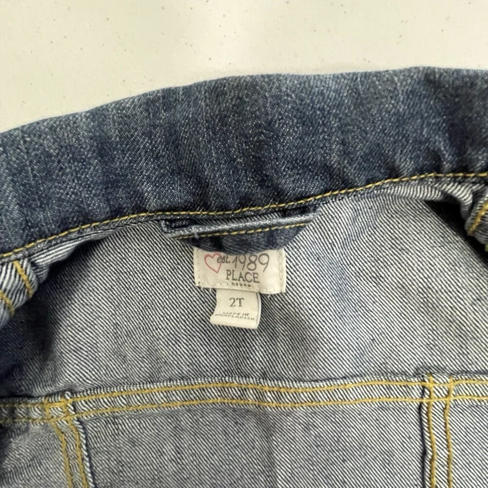 Denim Jean Jacket 2T Toddler Blue Button Front Unisex The Children’s Place